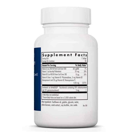 Full Spectrum Vitamin K, 90 Softgels, ARG