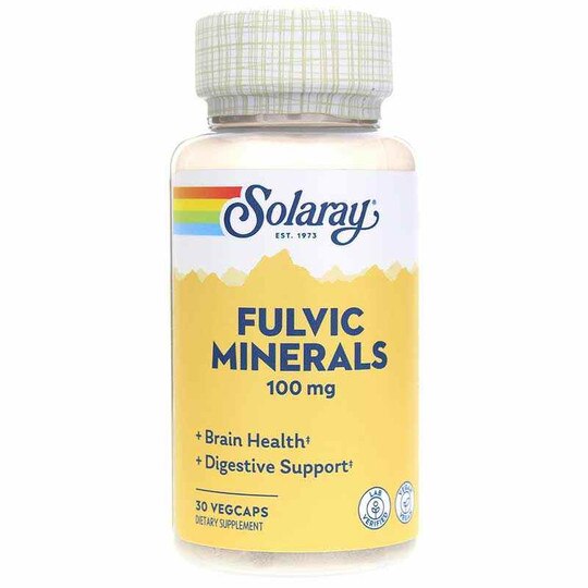 Fulvic Minerals 100 Mg, 30 Veg Capsules, SLR