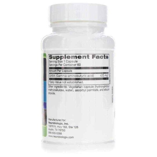 GABA 420 Mg, 60 Capsules, NBX