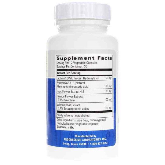 GABA-Val Natural Gaba & Lactium, 60 Veg Capsules, PGL