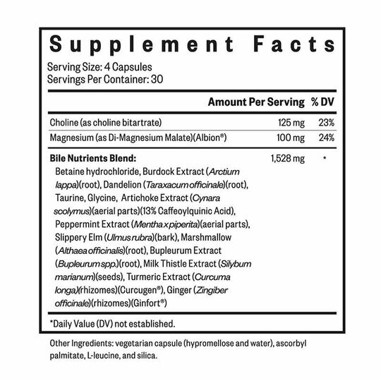 Bile Nutrients, 120 Veg Capsules, SKH