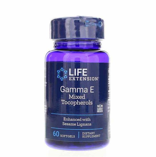 Gamma E Mixed Tocopherols with Sesame Lignans, 60 Softg, LFE