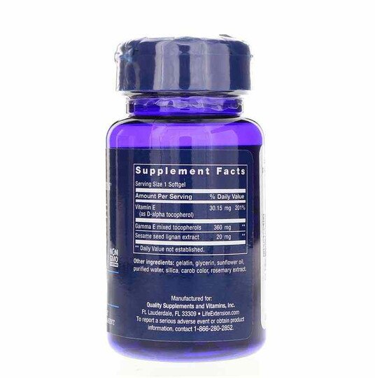 Gamma E Mixed Tocopherols with Sesame Lignans, 60 Softg, LFE