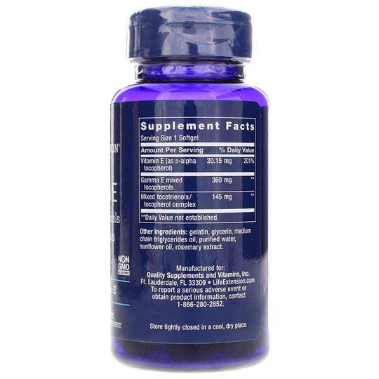 Gamma E Mixed Tocopherols & Tocotrienols, 60 Softgels, LFE