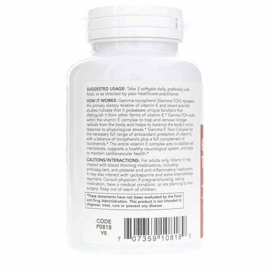 Gamma E Toco Complex, 90 Softgels, PFLB