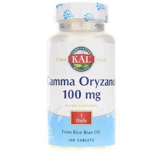 Gamma Oryzanol 100 Mg, 100 Tablets, KAL