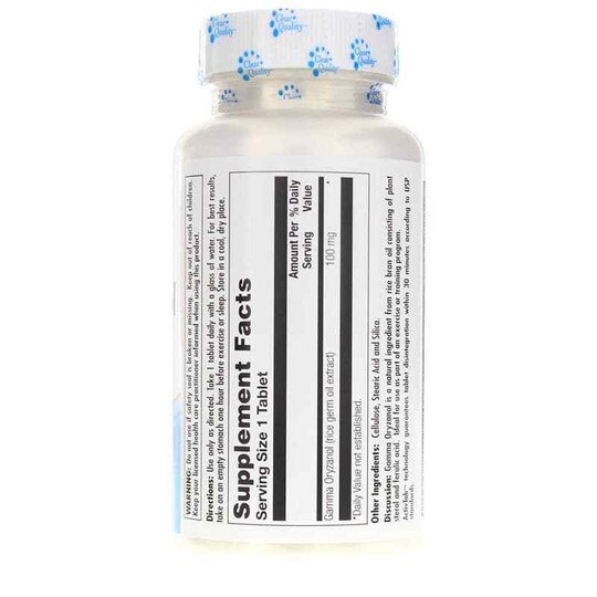 Gamma Oryzanol 100 Mg, 100 Tablets, KAL