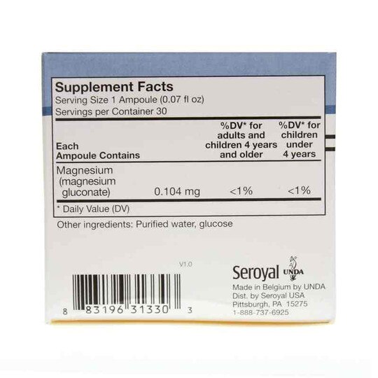Gammadyn Mg, 30 Ampoules, UND