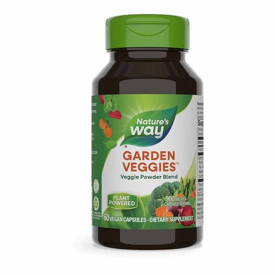 Garden Veggies 12 Veggie Blend, 60 Veg Capsules, NWA