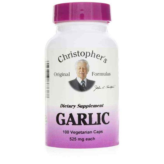 Garlic 525 Mg, 100 Veg Capsules, DRC