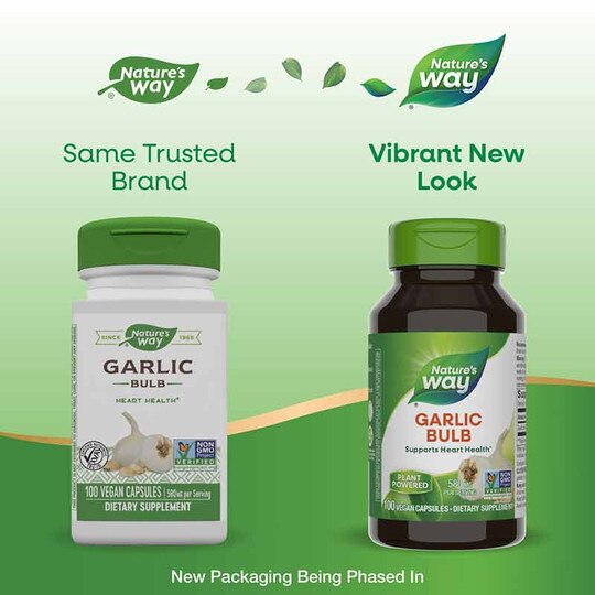 Garlic Bulb, 100 Vegan Capsules, NWA