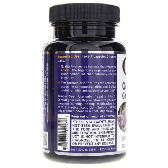 Garlic Complex, 60 Veg Capsules, QNL
