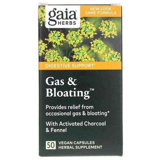 Gas & Bloating Rapid Relief, 50 Veg Capsules, GH