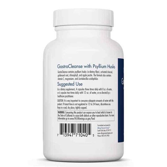 GastroCleanse with Psyllium Husks, 100 Veg Capsules, ARG