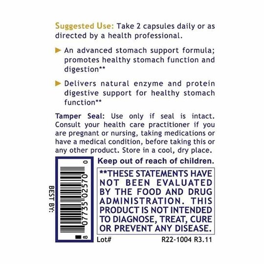 GastroVen Stomach and Digestive Support, 60 Veg Capsule, PRL
