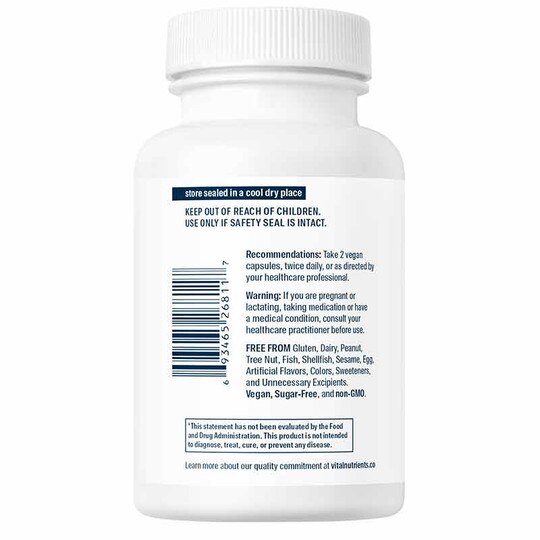 Genistein 125 Mg, 60 Veg Capsules, VTN