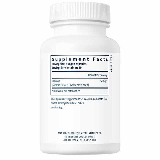 Genistein 125 Mg, 60 Veg Capsules, VTN