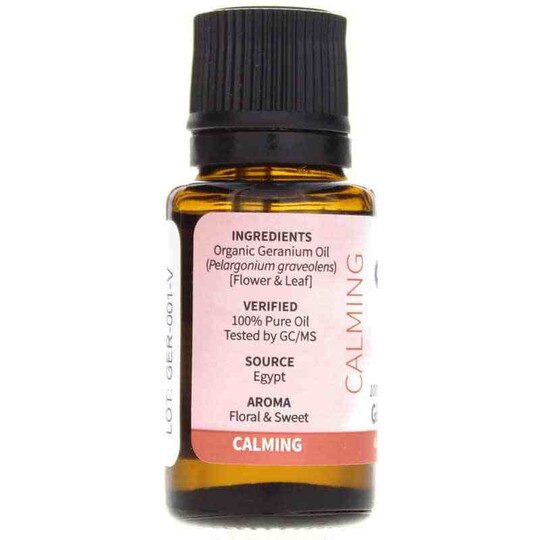 Geranium Organic Essential Oil, .5 Oz, GOL