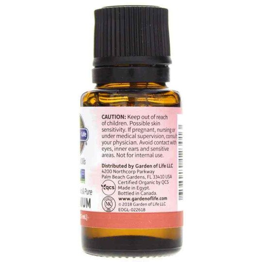 Geranium Organic Essential Oil, .5 Oz, GOL