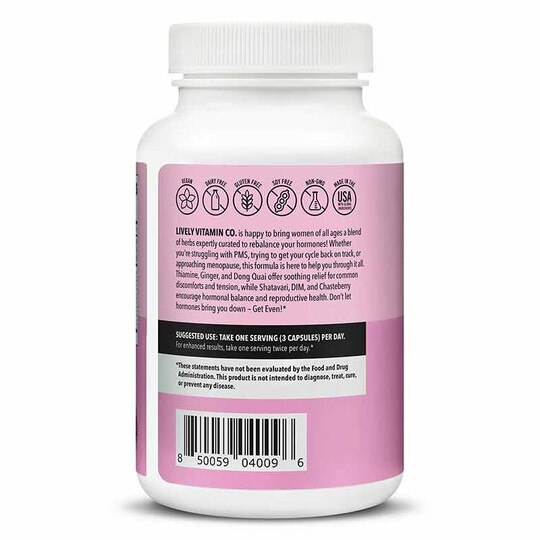 Get Even, 90 Capsules, LVIT