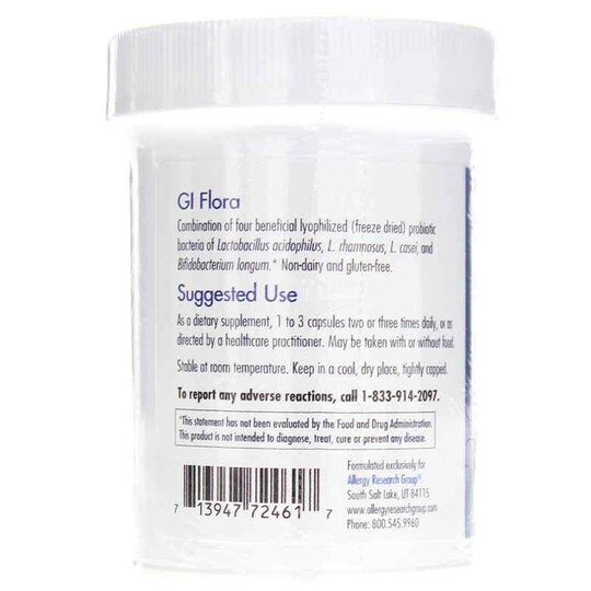 GI Flora Dairy Free, 90 Veg Capsules, ARG