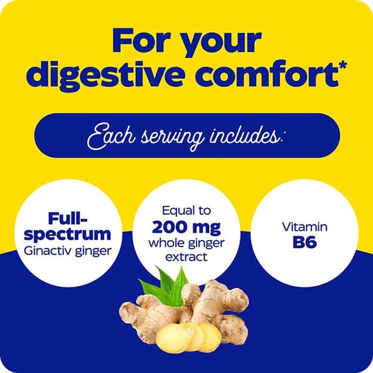 Ginger & Vitamin B6 Gummies, 60 Gummies, ENZ