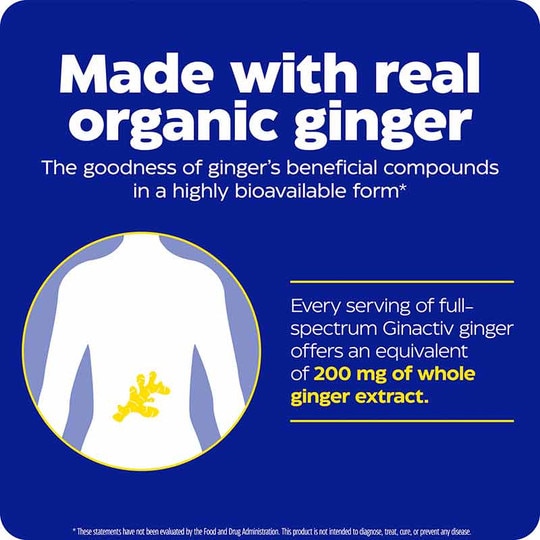 Ginger & Vitamin B6 Gummies, 60 Gummies, ENZ