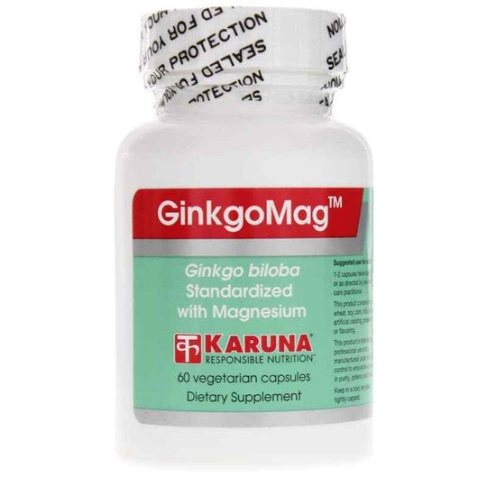 GinkgoMag, 60 Veg Capsules, KRU