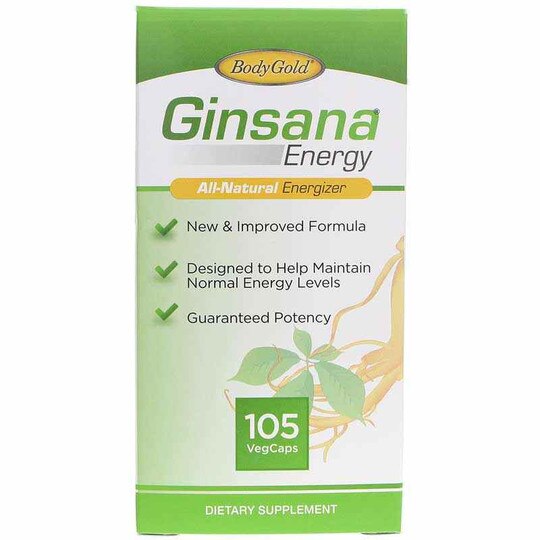 Ginsana Energy, 105 Veg Capsules, GNSA