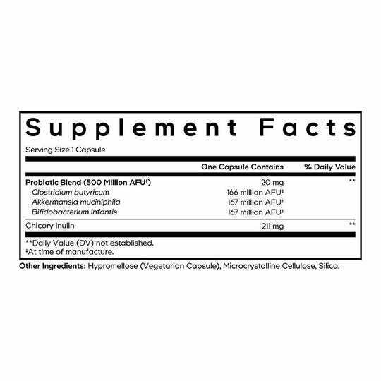 GLP-1 Probiotic+, 90 Vegetable Capsules, CDE