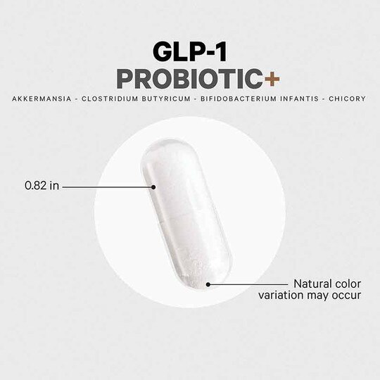 GLP-1 Probiotic+, 90 Vegetable Capsules, CDE