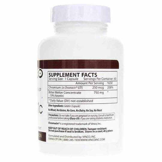 Gluco-A1c, 60 Capsules, VNC