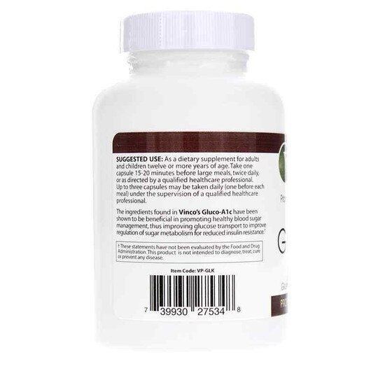 Gluco-A1c, 60 Capsules, VNC