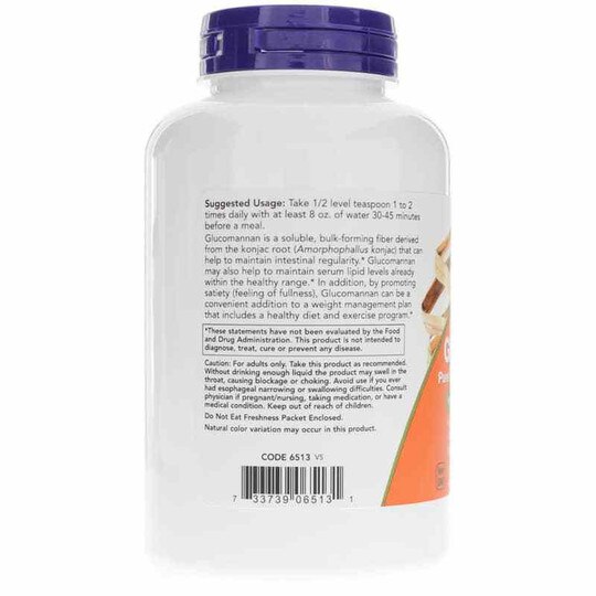 Glucomannan Pure Powder, 8 Oz, NOW