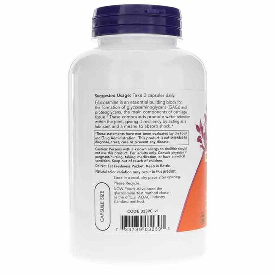Glucosamine 1000, 180 Veg Capsules, NOW