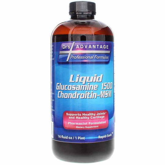 Glucosamine 1500 Chondroitin-MSM Liquid, 16 Oz, DRA
