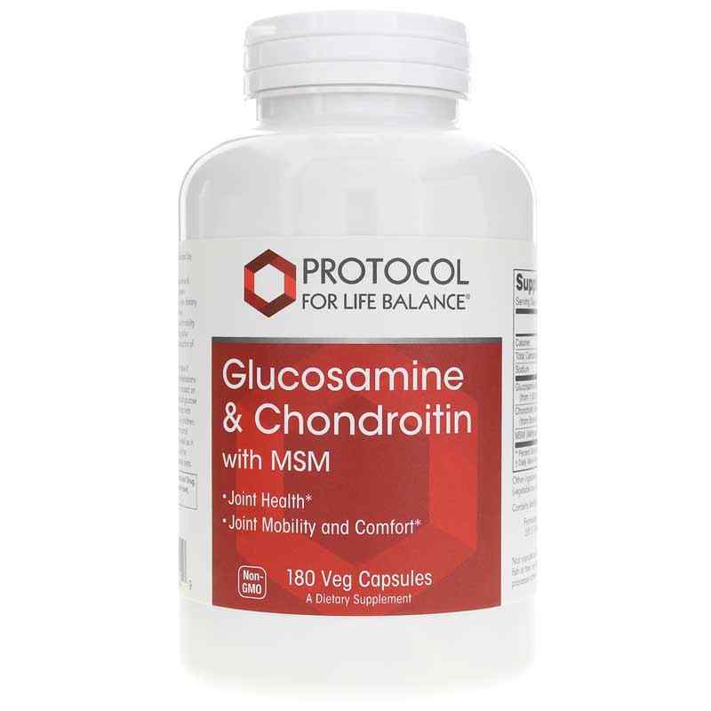 Glucosamine & Chondroitin with MSM, Protocol For Life Balance