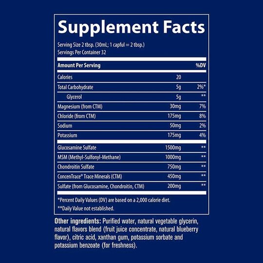 Glucosamine/Chondroitin/MSM Liquid, 32 Oz, TMR