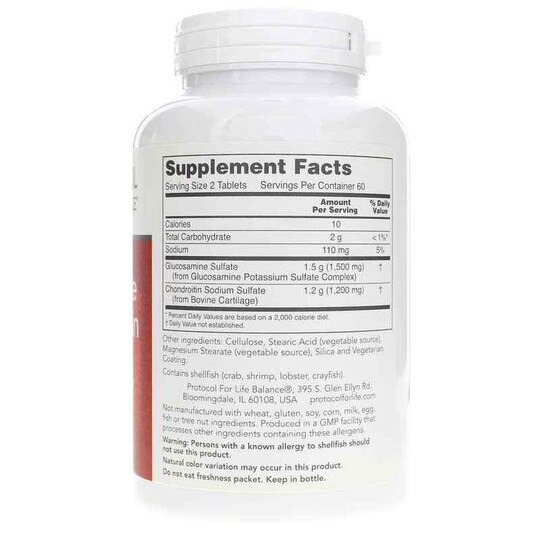 Glucosamine & Chondroitin, 120 Tablets, PFLB