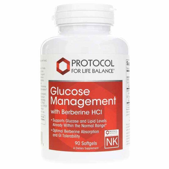 Glucose Management with Berberine HCl, 90 Softgels, PFLB
