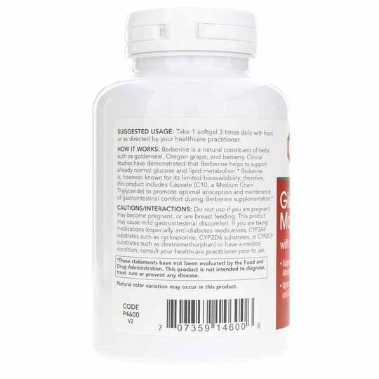 Glucose Management with Berberine HCl, 90 Softgels, PFLB