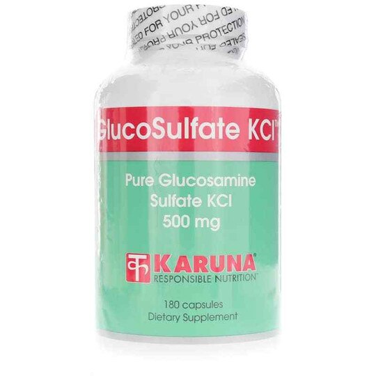 GlucoSulfate KCl 500 Mg, 180 Capsules, Karuna, 180 Caps, KRU