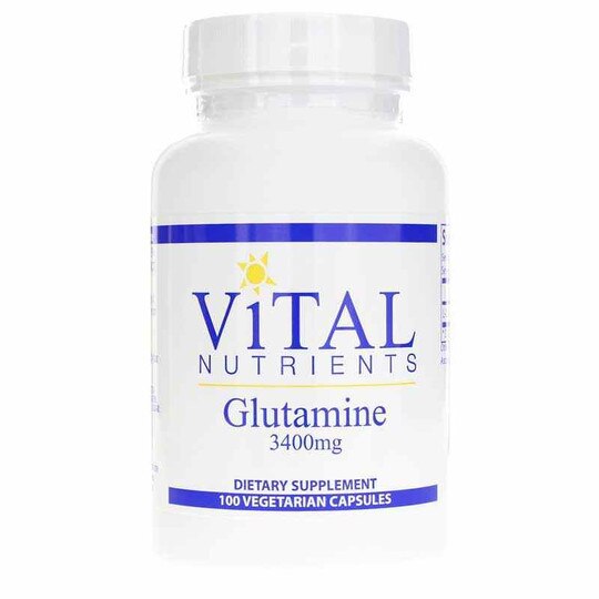 Glutamine 3400 Mg, 100 Capsules, VTN
