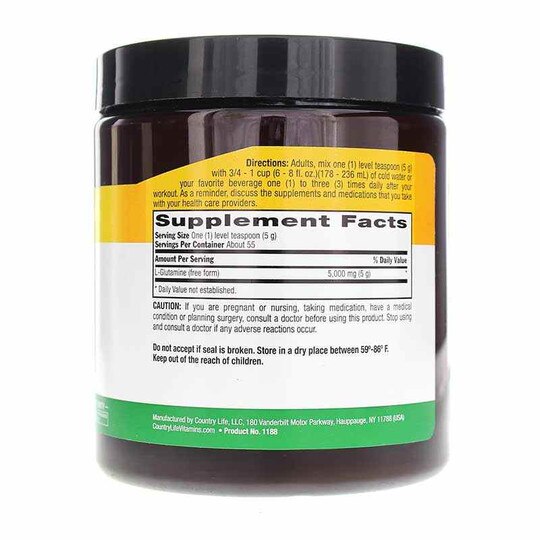 Glutamine Pure Powder, 9.7 Oz, CTL