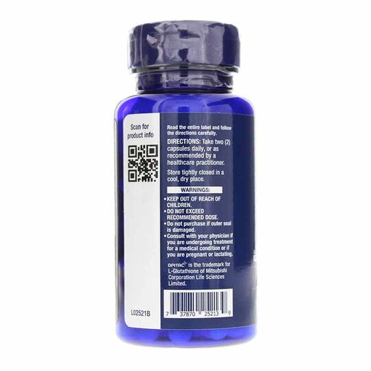 Glutathione 500 Mg, 60 Veg Capsules, LFE