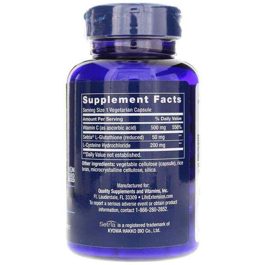 Gluthathione, Cysteine & C, 100 Veg Capsules, LFE