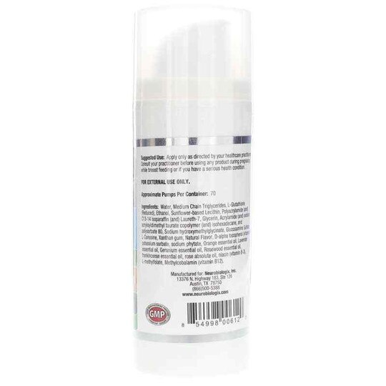 Glutathione Topical Cream, 3 Oz, NBX