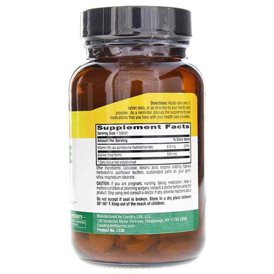 Glycine 500 Mg, 100 Tablets, CTL