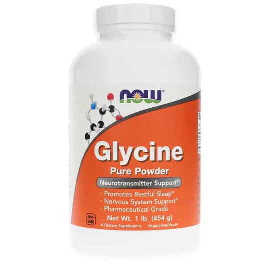 Glycine Pure Powder, 1 Lbs, NOW
