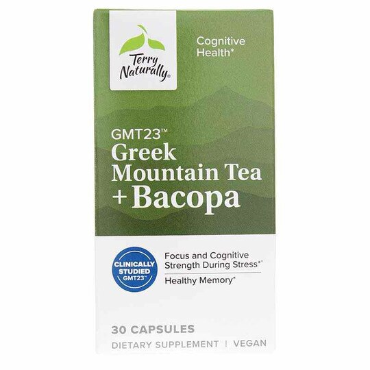 GMT23 Greek Mountain Tea + Bacopa, 30 Capsules, TNT